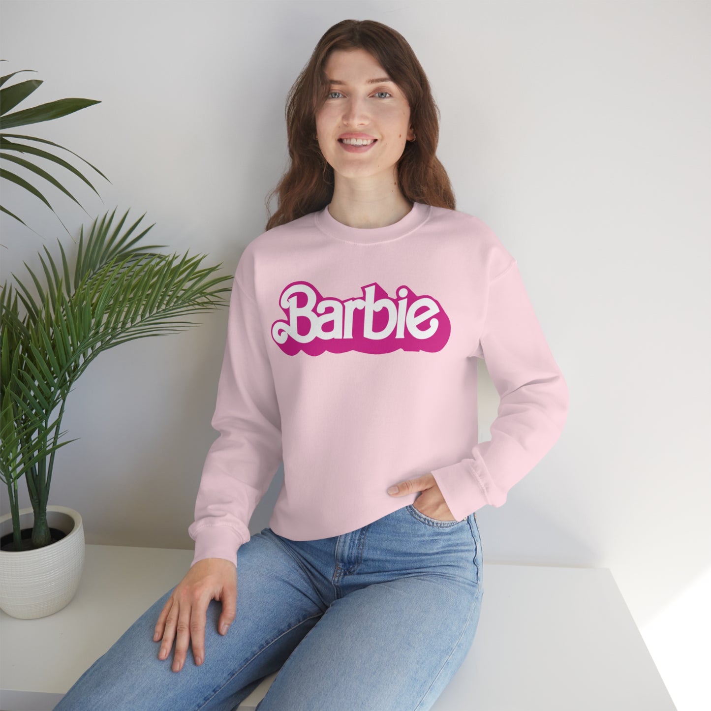 Barbie Adult Unisex Heavy Blend™ Crewneck Sweatshirt