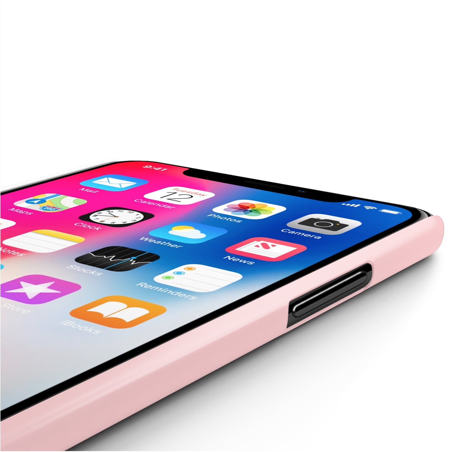 Peach and White Barbie Slim iPhone Cases