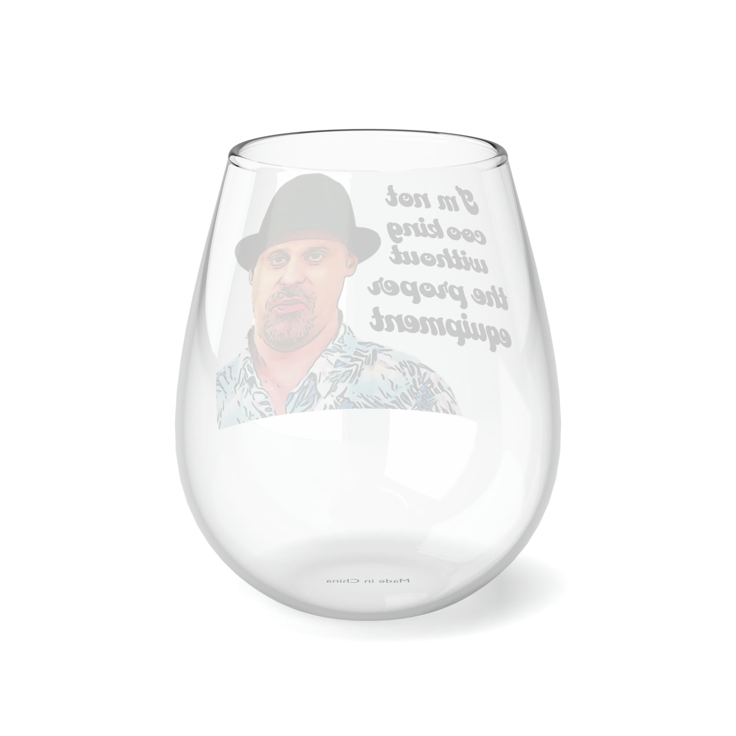 Gino Proper Equipment Stemless Wine Glass, 11.75oz