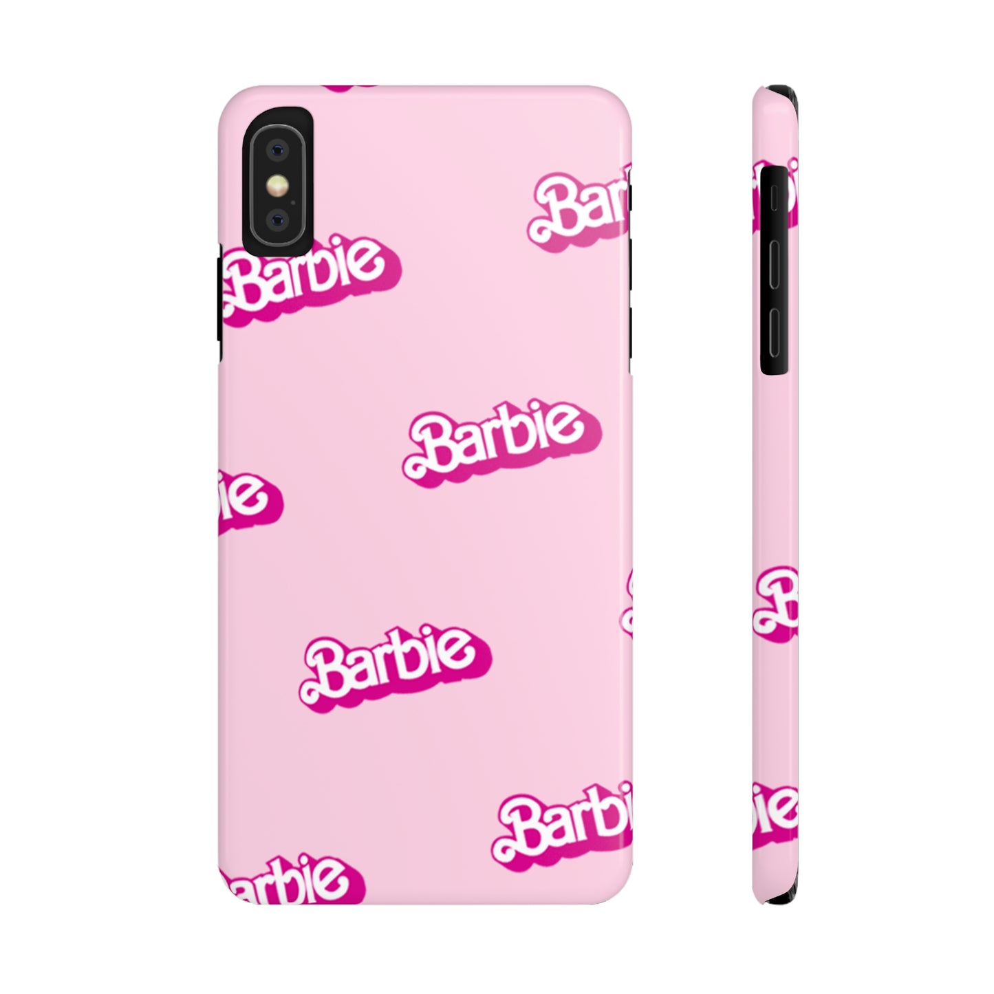 Barbie Pattern Pink Slim Phone Cases