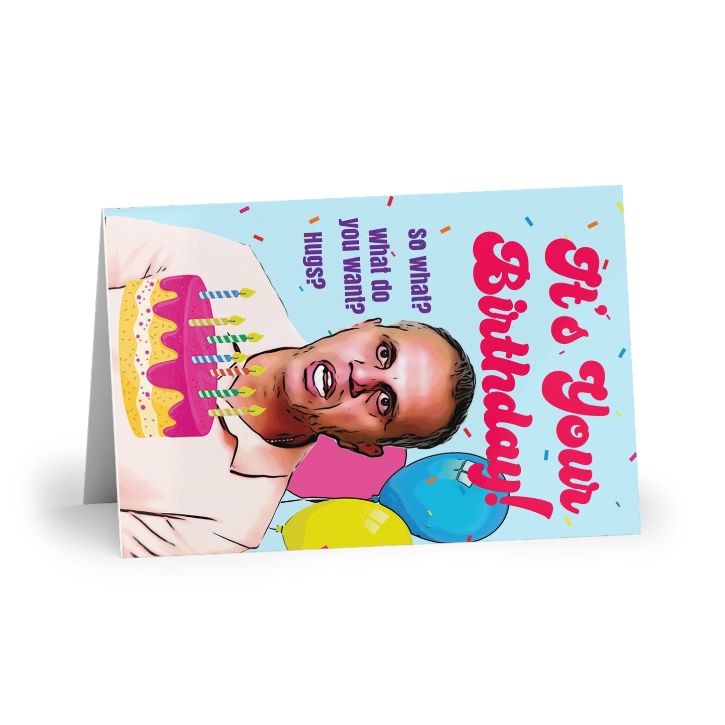 Nicola Blue It's Your Birthday Greeting Card