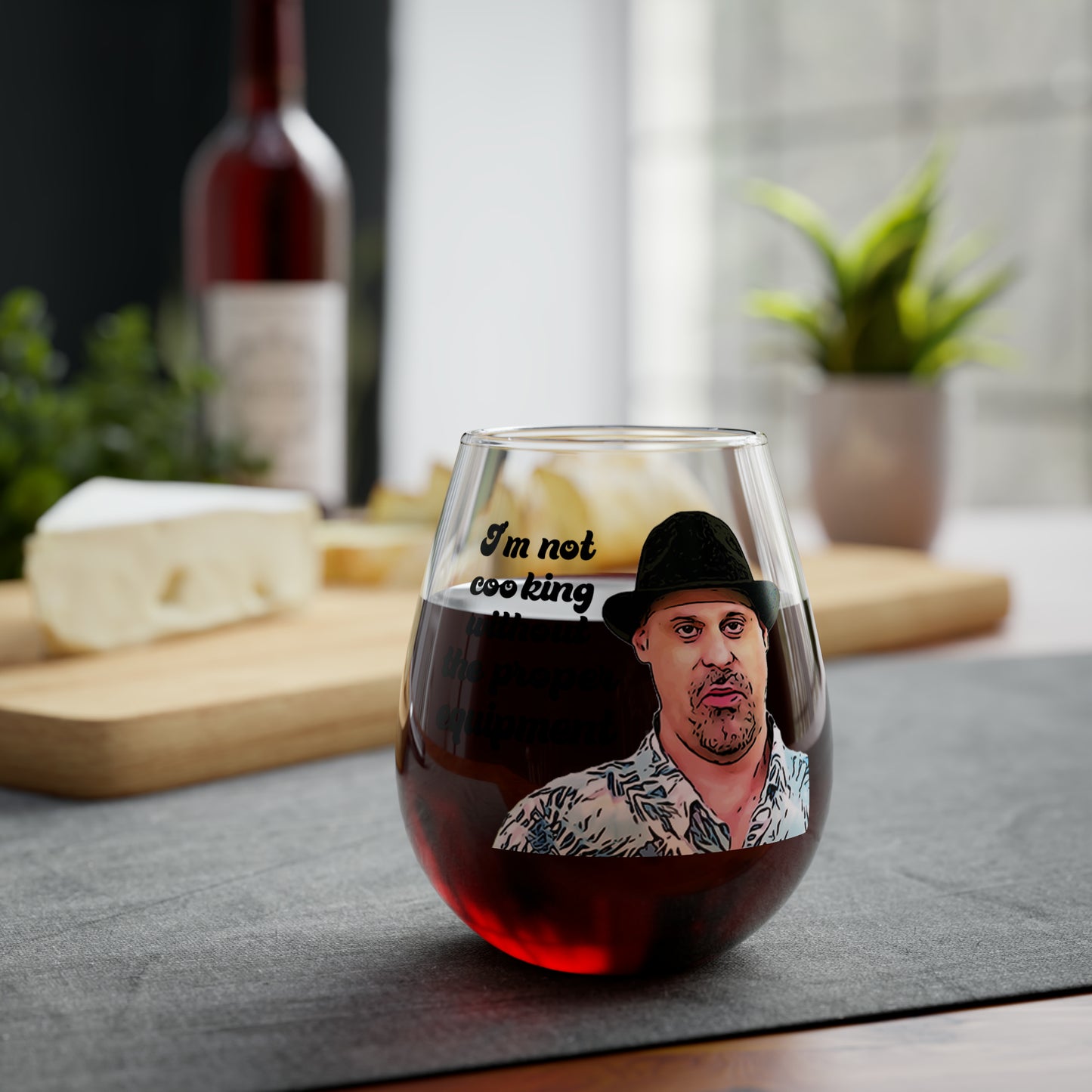 Gino Proper Equipment Stemless Wine Glass, 11.75oz