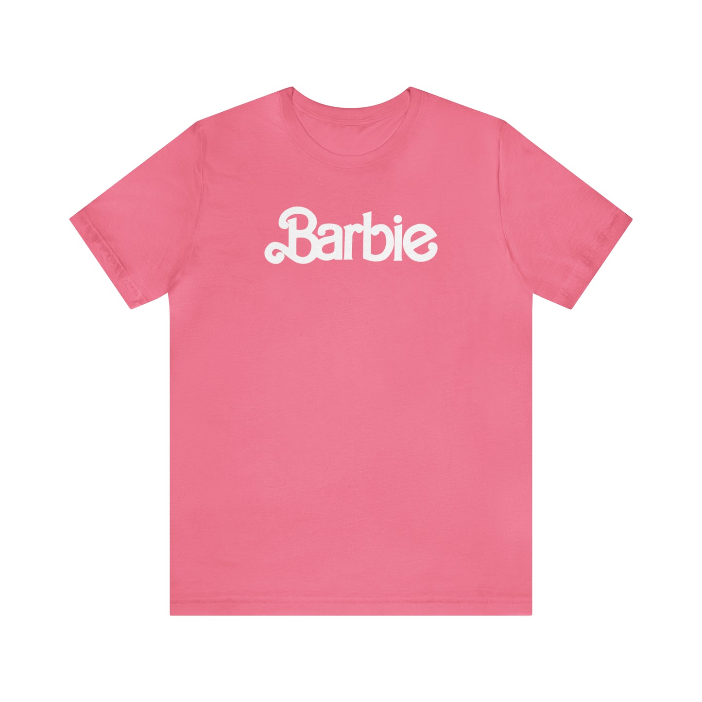 Barbie Pink Logo Unisex Jersey Short Sleeve Tee