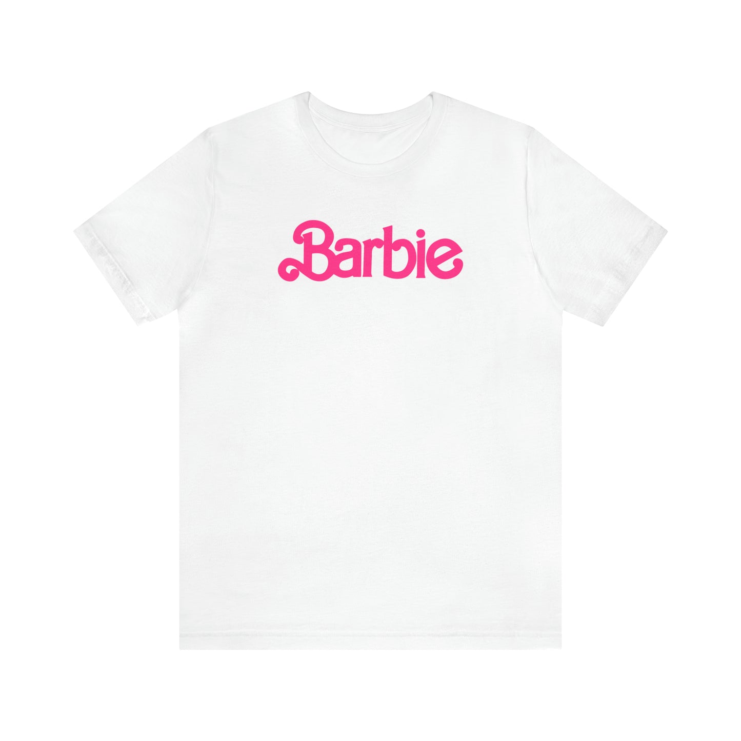Barbie Pink Logo Unisex Jersey Short Sleeve Tee