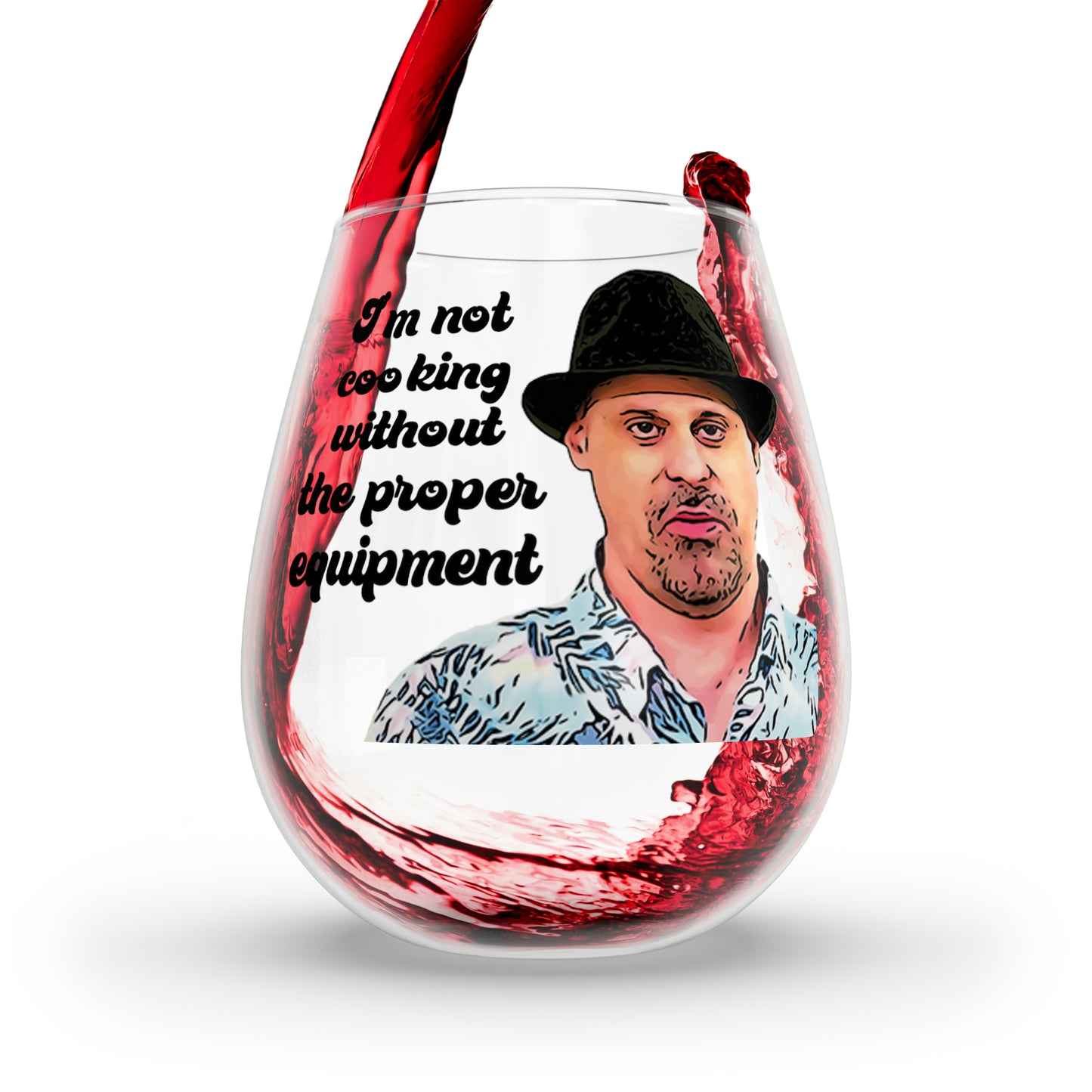 Gino Proper Equipment Stemless Wine Glass, 11.75oz