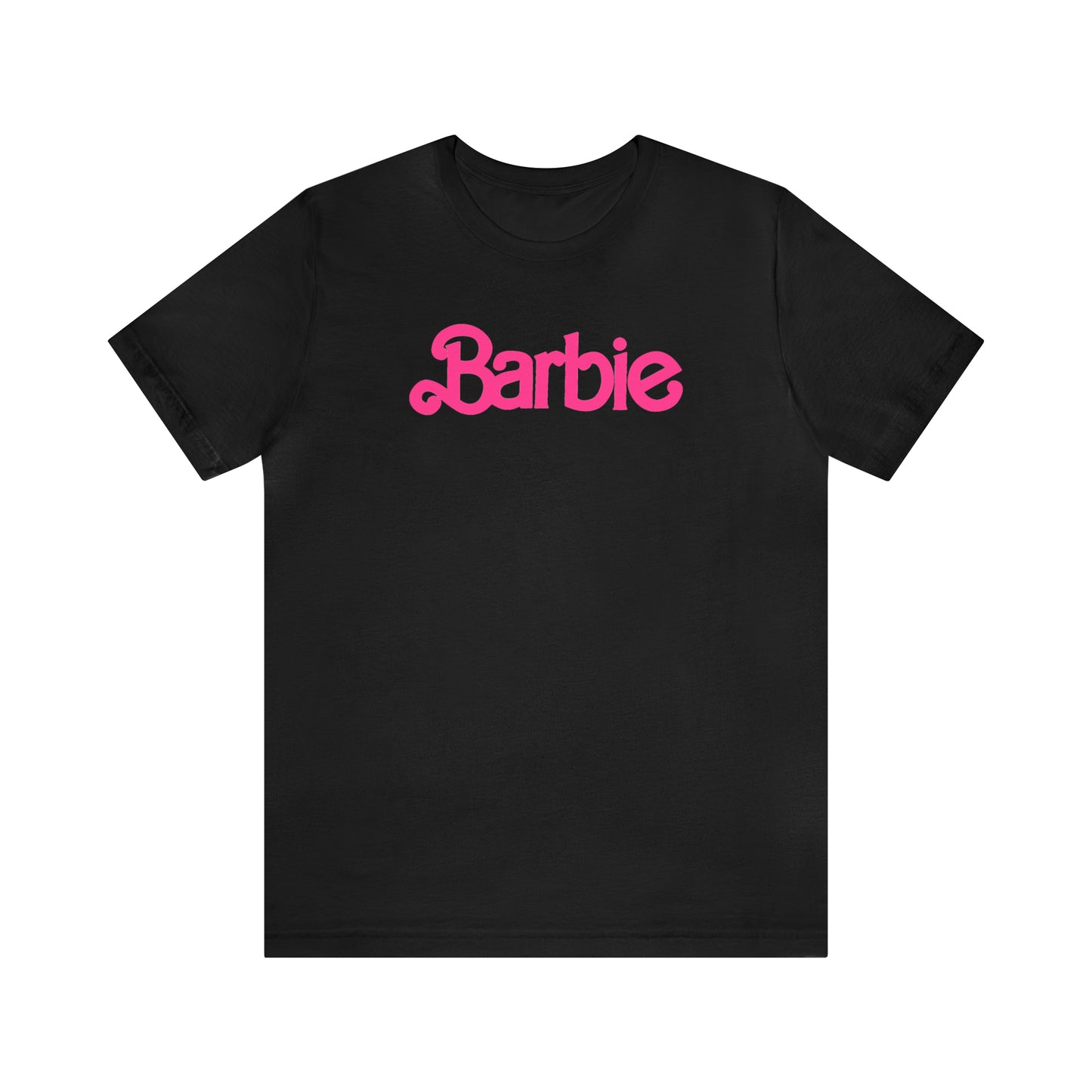 Barbie Pink Logo Unisex Jersey Short Sleeve Tee