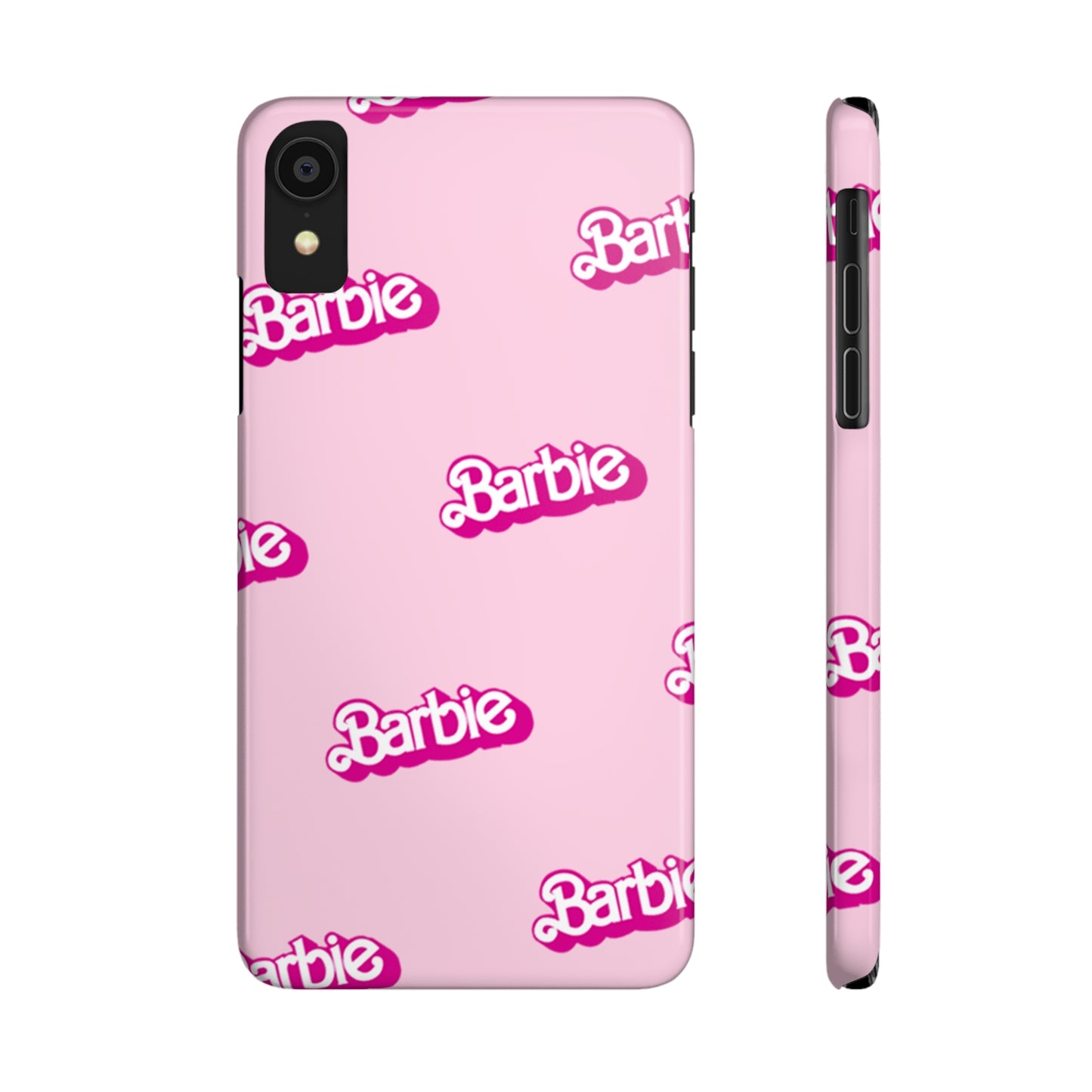 Barbie Pattern Pink Slim Phone Cases