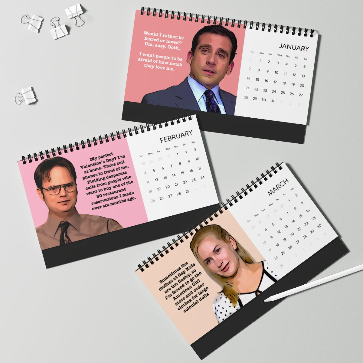 The Office Desktop Calendar
