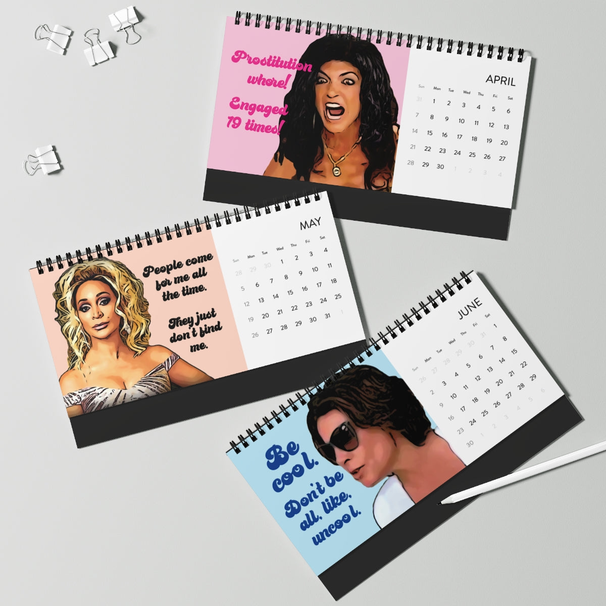 Real Housewives 2024 Desktop Calendar