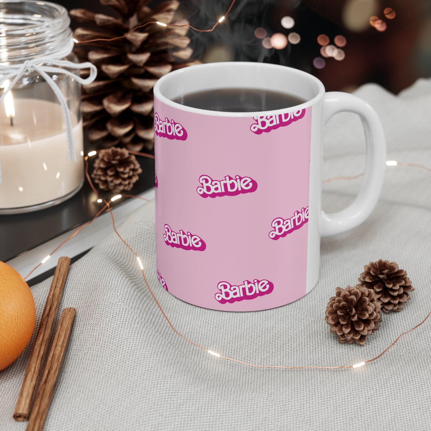 Barbie Mini Logo Ceramic Mug 11oz