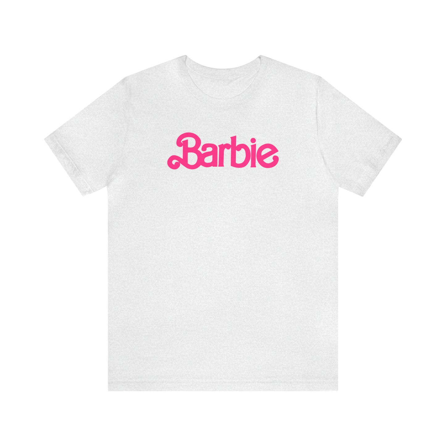 Barbie Pink Logo Unisex Jersey Short Sleeve Tee