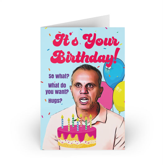 Nicola Blue It's Your Birthday Greeting Card