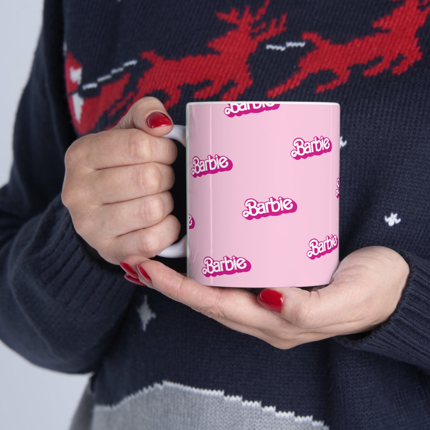 Barbie Mini Logo Ceramic Mug 11oz