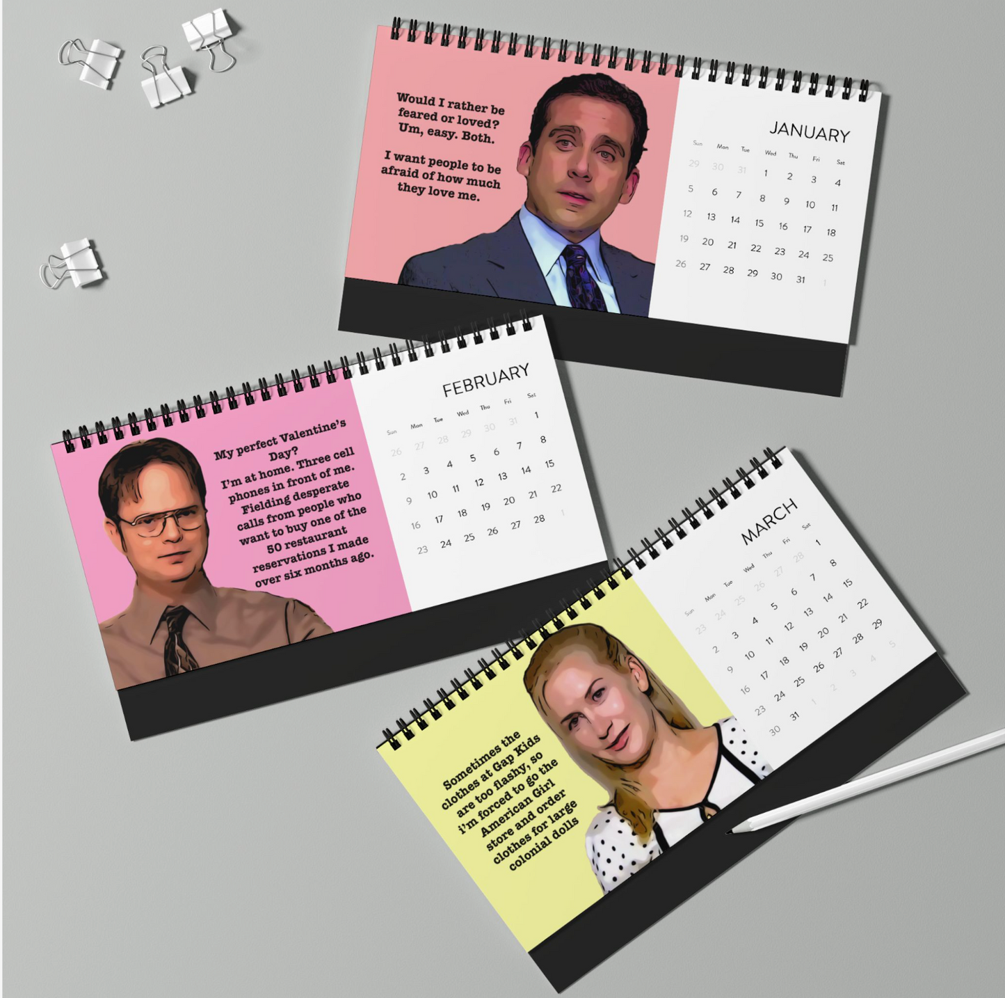 The Office 2025 Desktop Calendar
