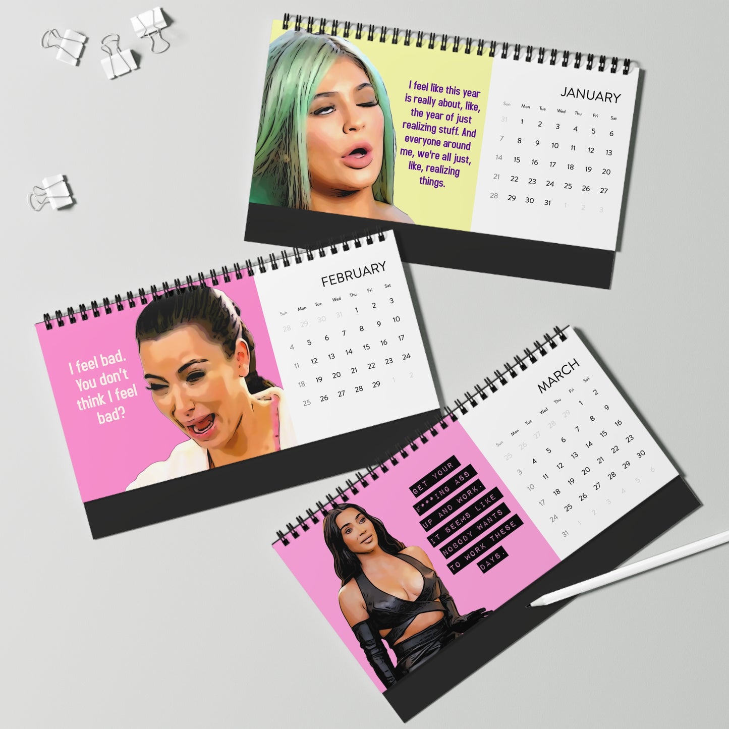 The Kardashians 2024 Desktop Calendar