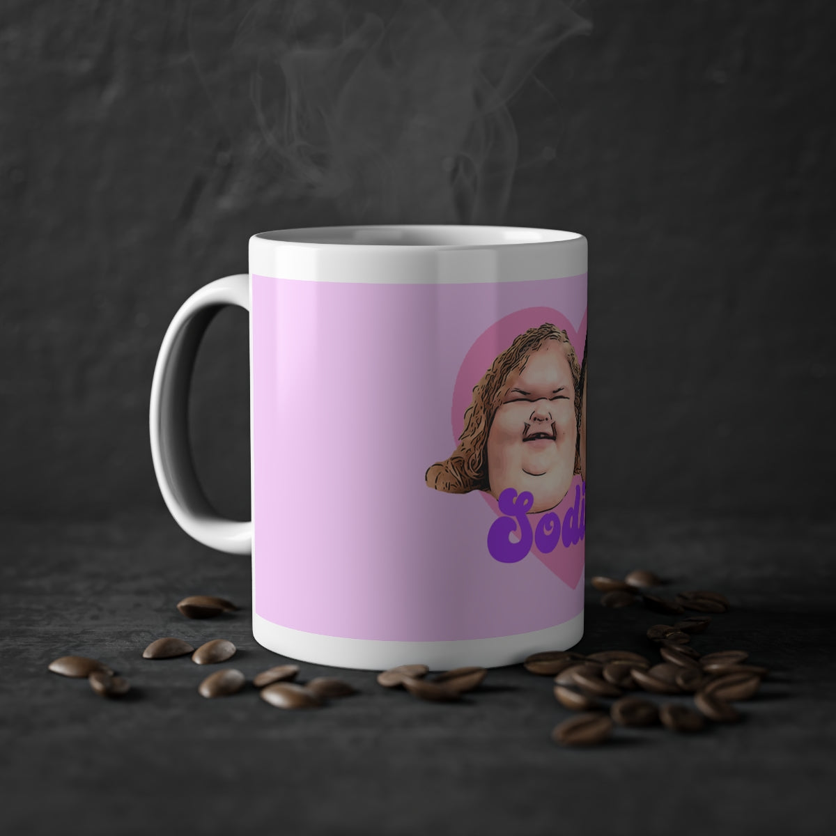 Sodies Amy and Tammy Heart Mug, 11oz