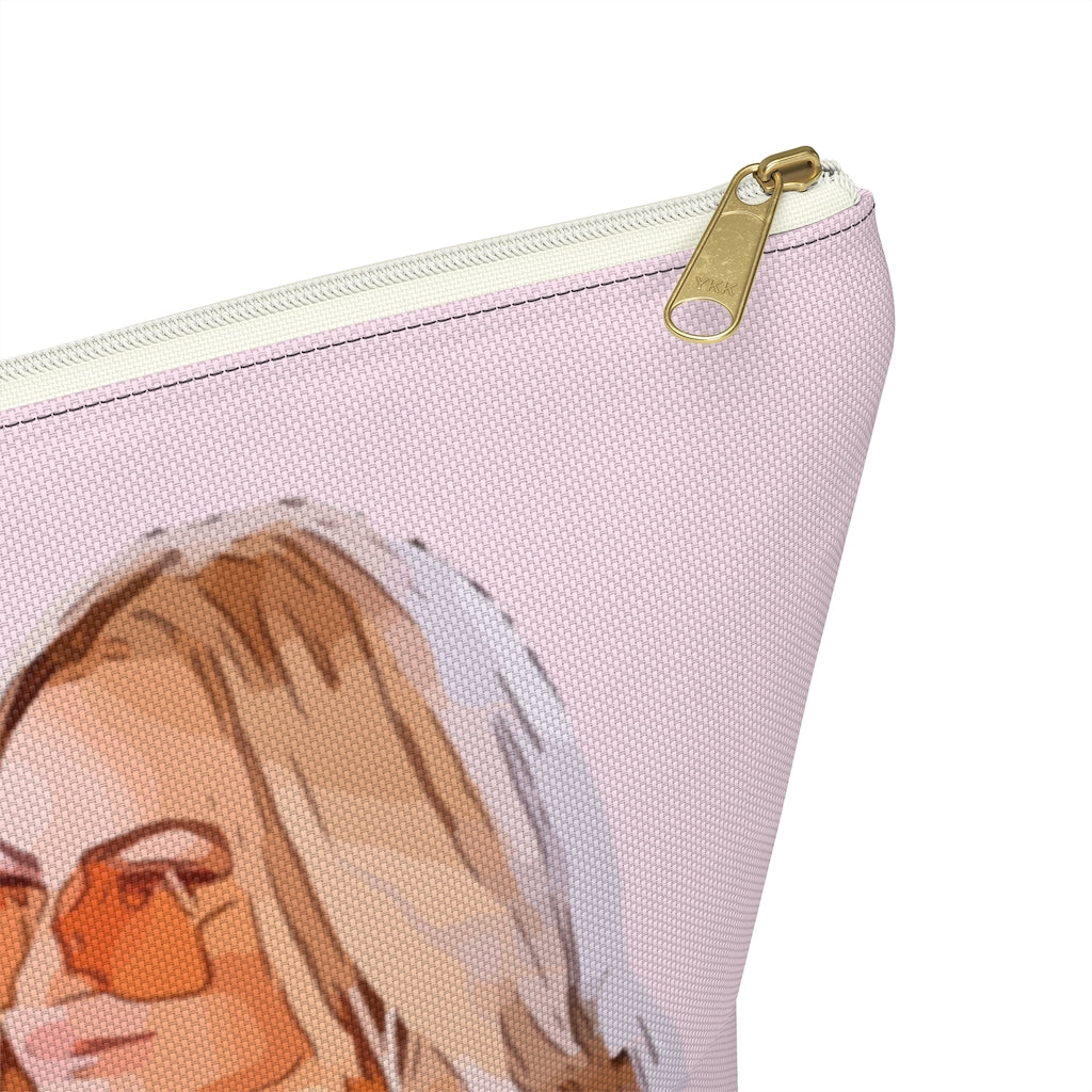 Darcey Be Strong Large Makeup Bag w T-bottom
