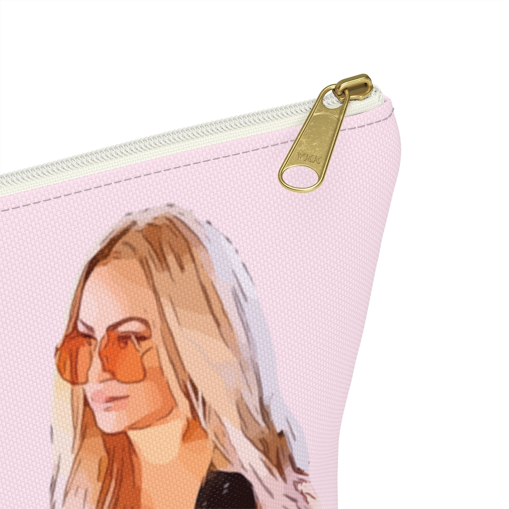 Darcey Be Strong Small Makeup Bag w T-bottom