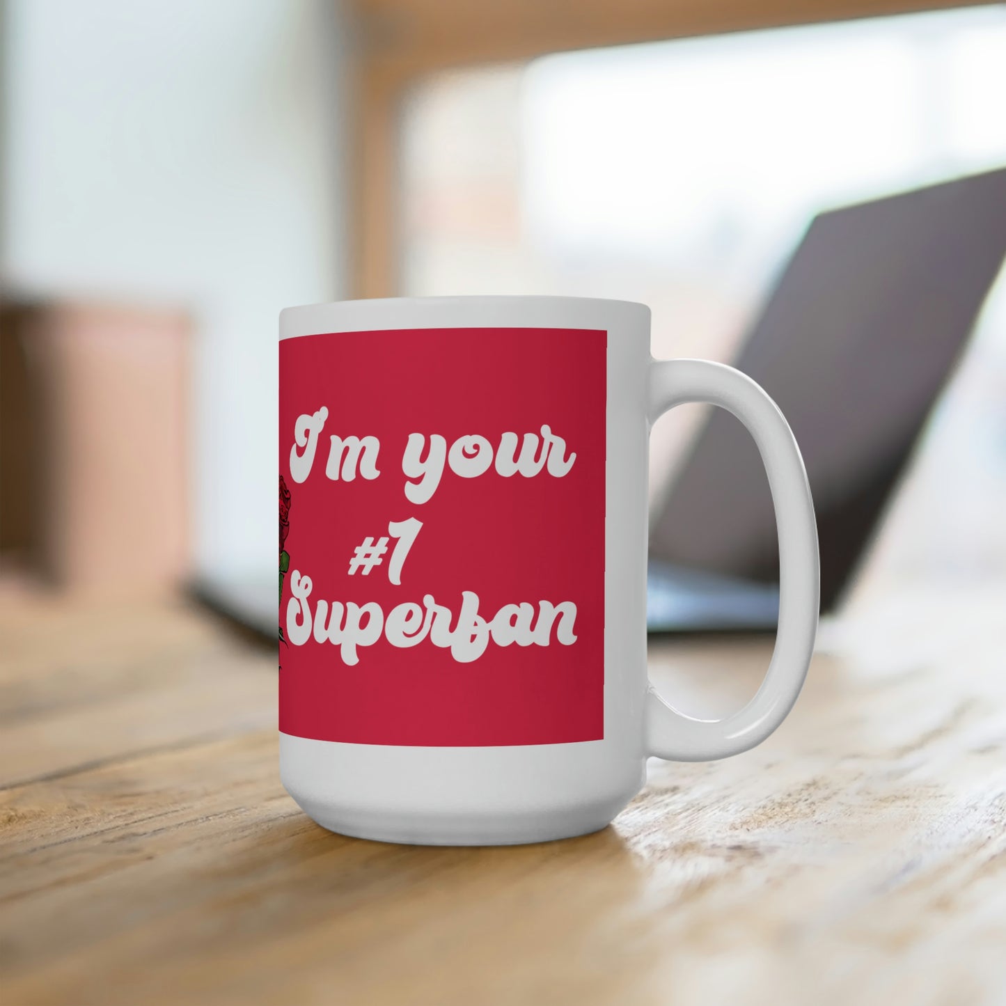 Kimbaaly #1 Superfan Ceramic Mug 15oz