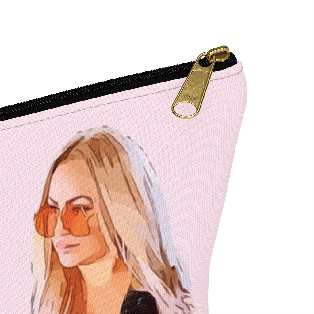 Darcey Be Strong Small Makeup Bag w T-bottom