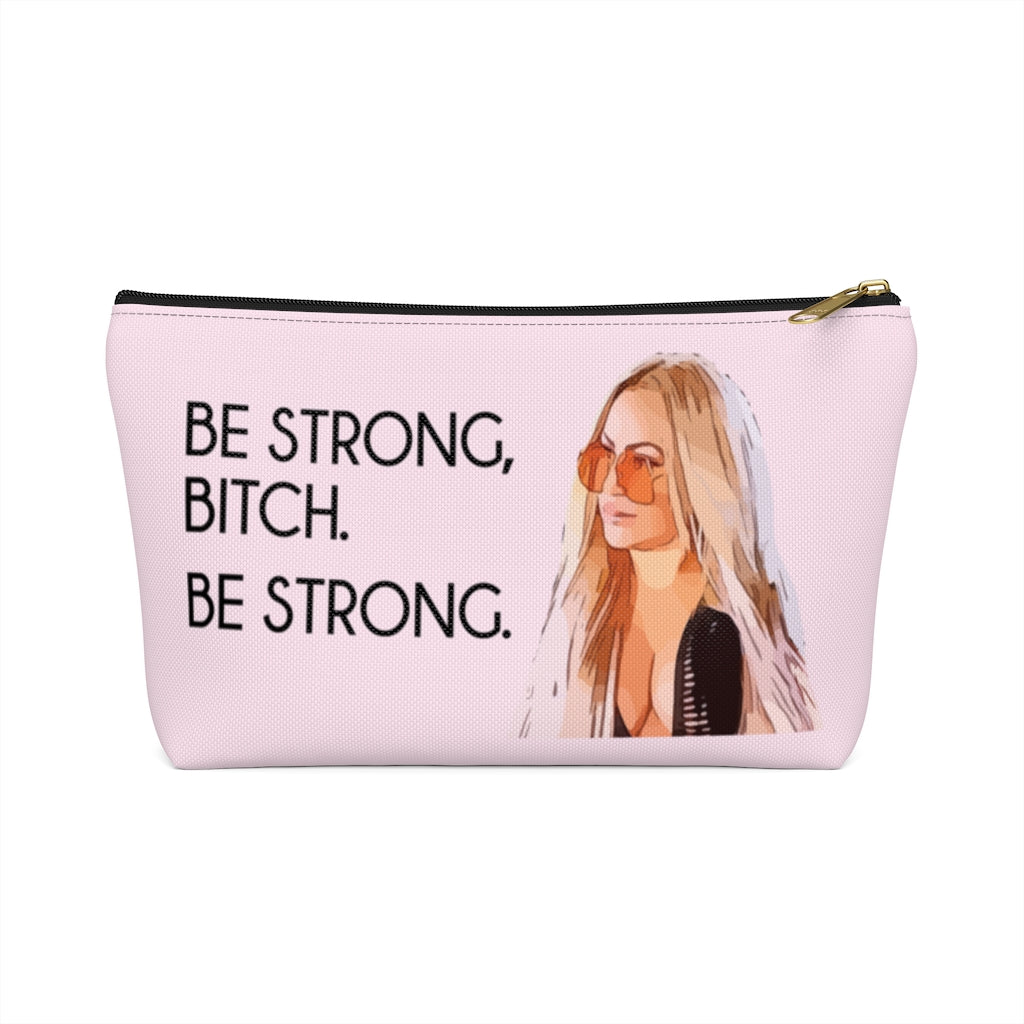 Darcey Be Strong Small Makeup Bag w T-bottom