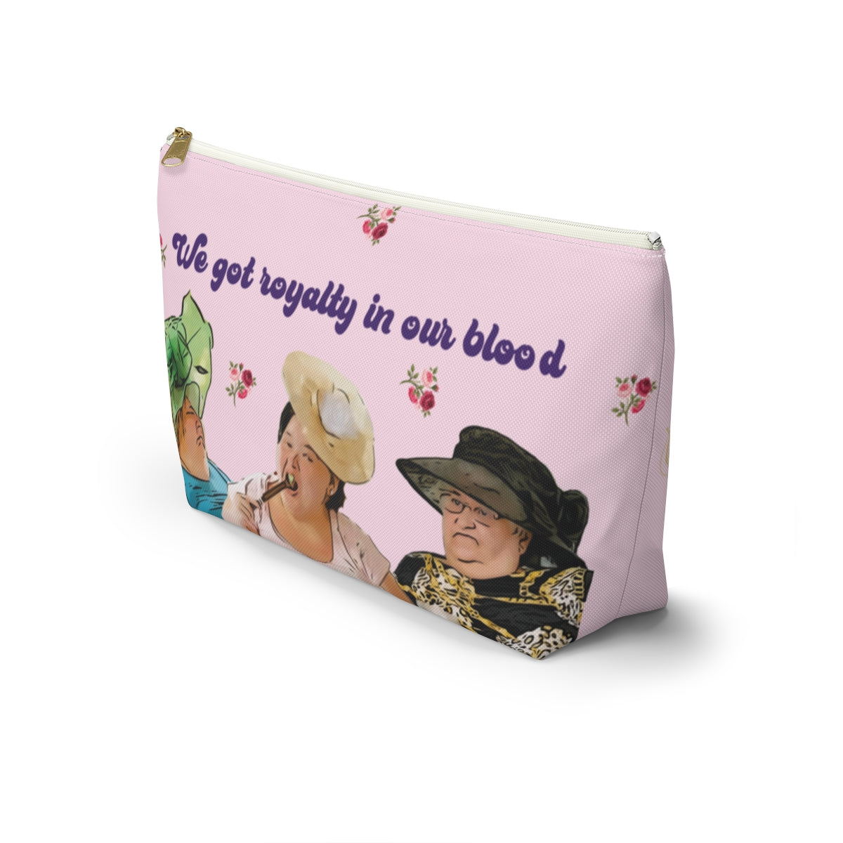 1000 lb Sisters We Got Royalty Makeup Bag w T-bottom size Large