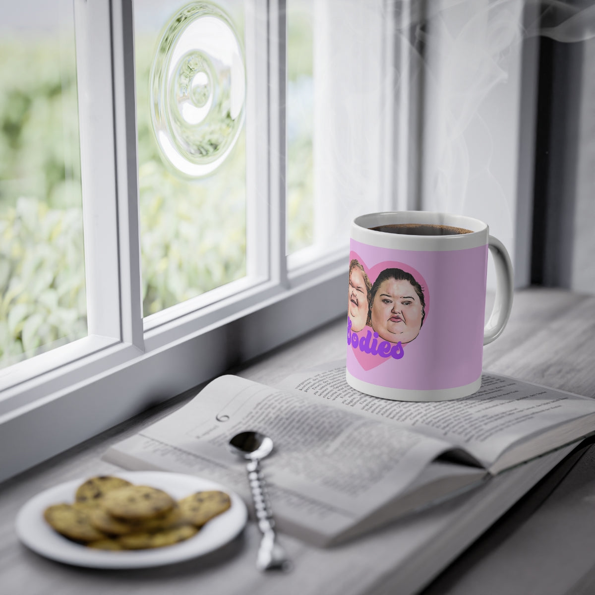 Sodies Amy and Tammy Heart Mug, 11oz