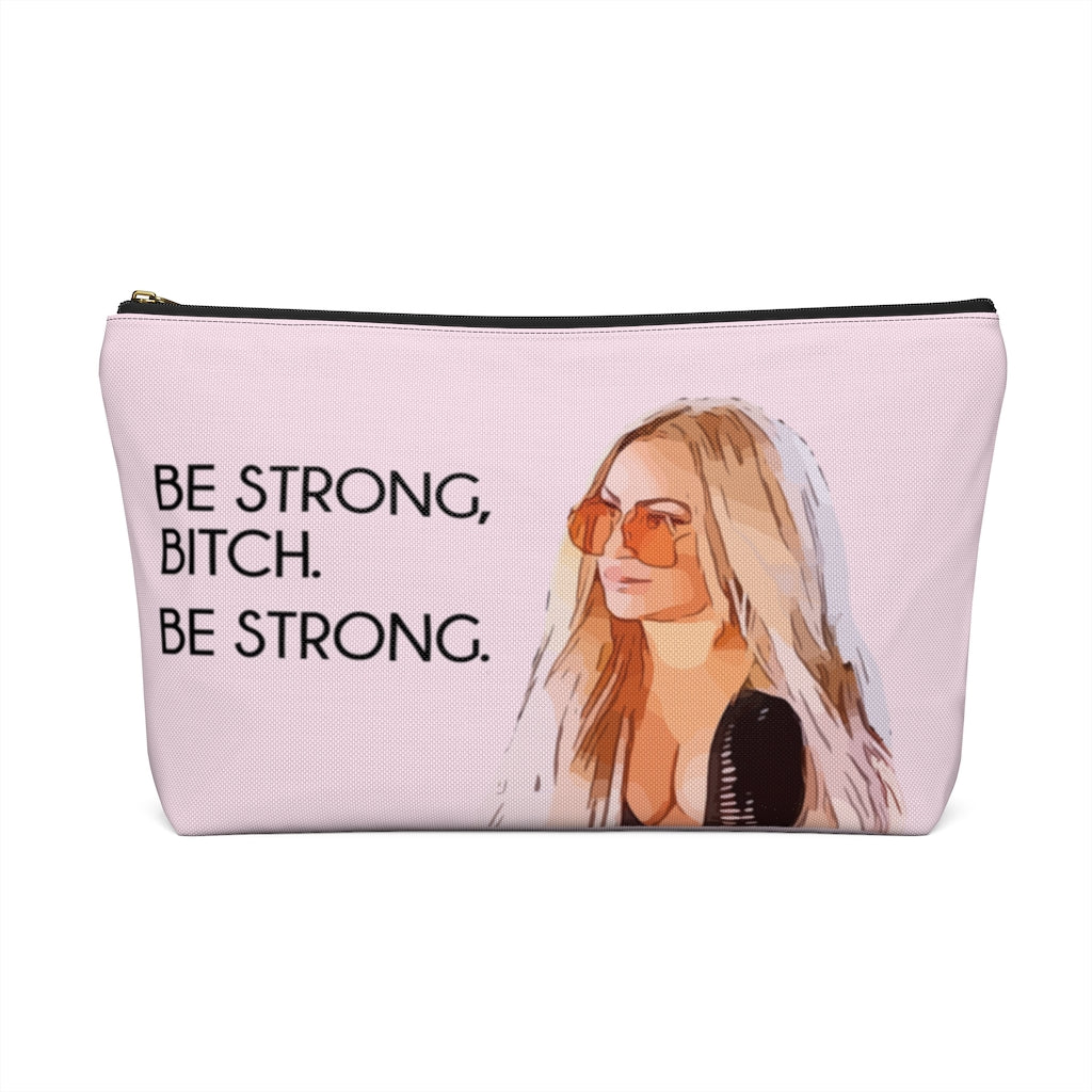 Darcey Be Strong Large Makeup Bag w T-bottom