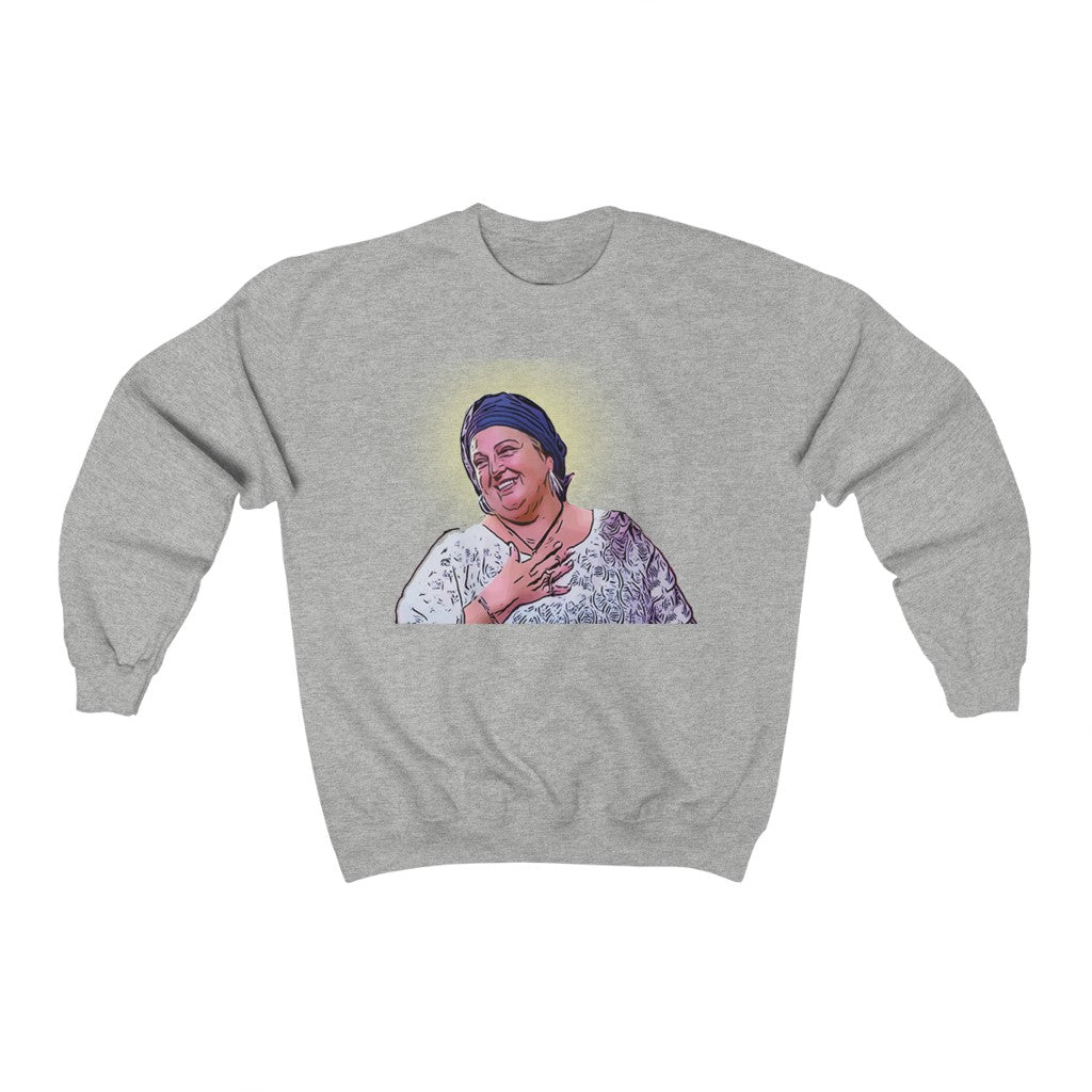 Saint Angela Unisex Heavy Blend™ Crewneck Sweatshirt