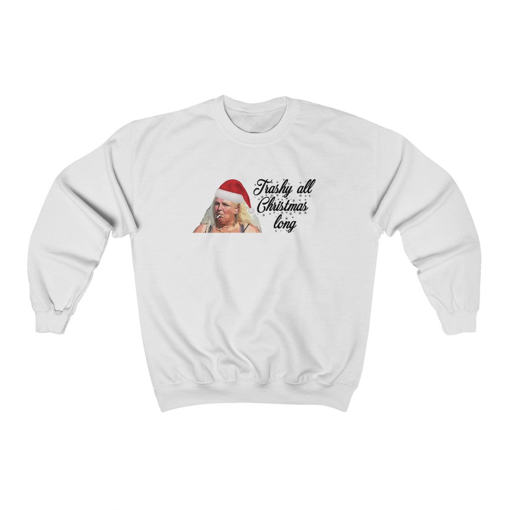Angela Trashy All Christmas Long Unisex Heavy Blend™ Crewneck Sweatshirt