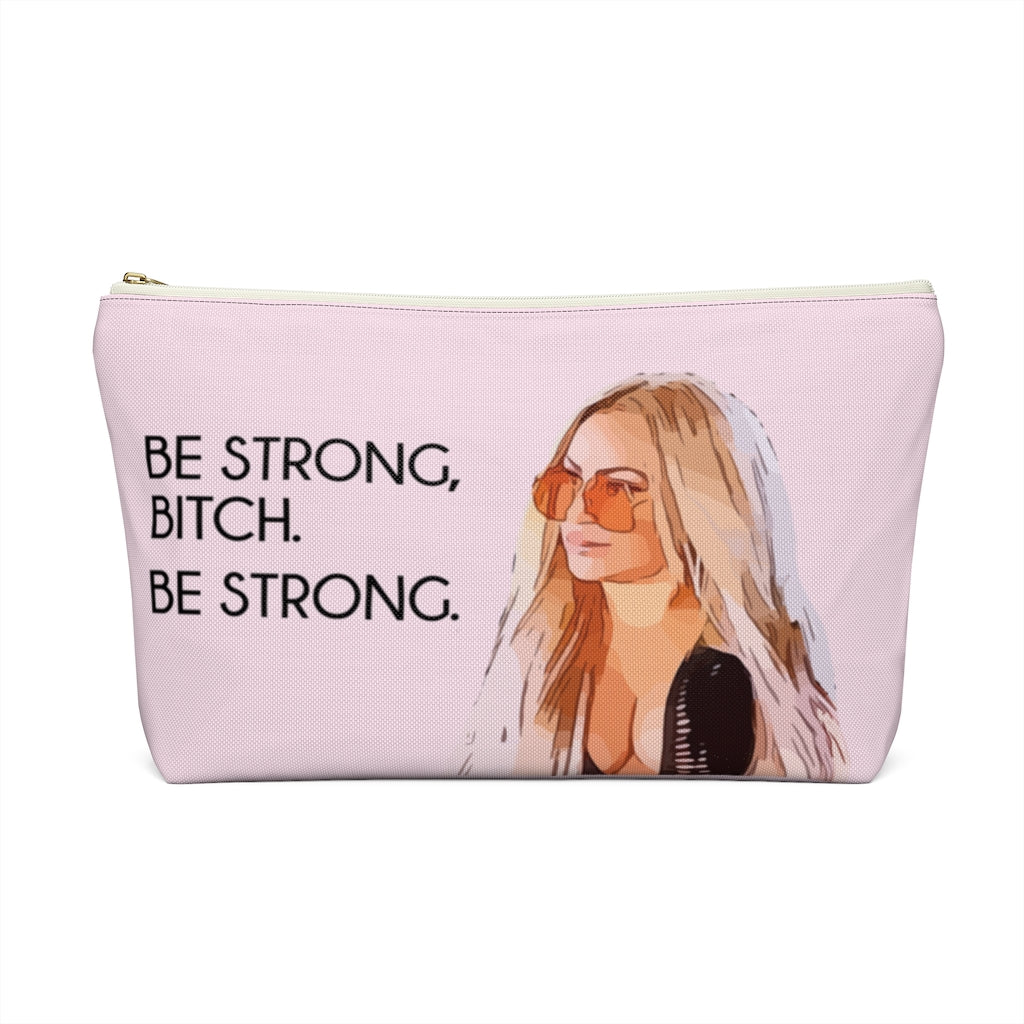 Darcey Be Strong Large Makeup Bag w T-bottom