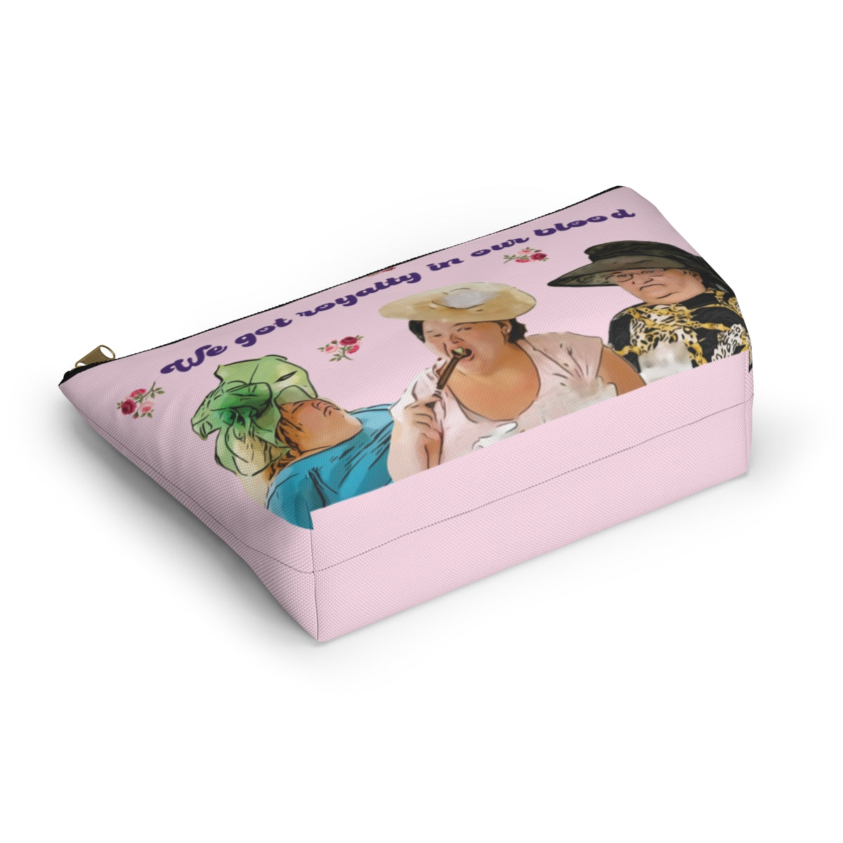 1000 lb Sisters We Got Royalty Makeup Bag w T-bottom size Large