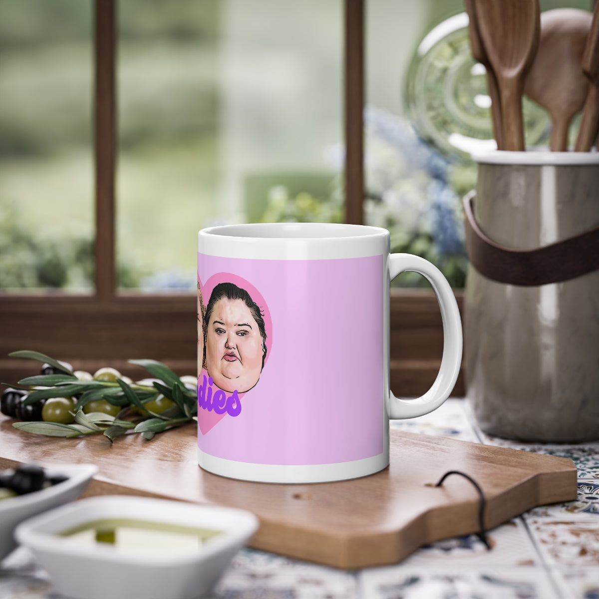 Sodies Amy and Tammy Heart Mug, 11oz