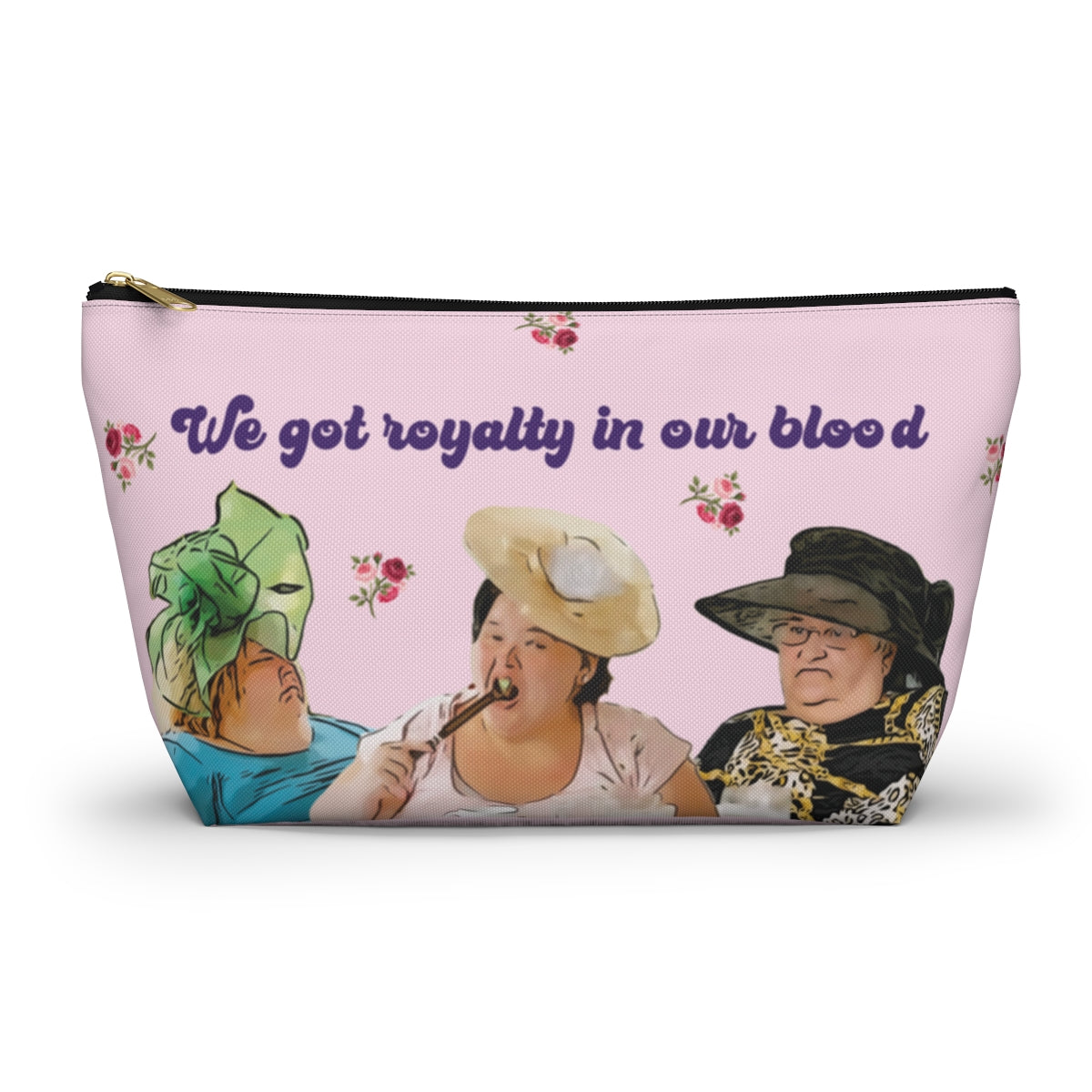 1000 lb Sisters We Got Royalty Makeup Bag w T-bottom size Large