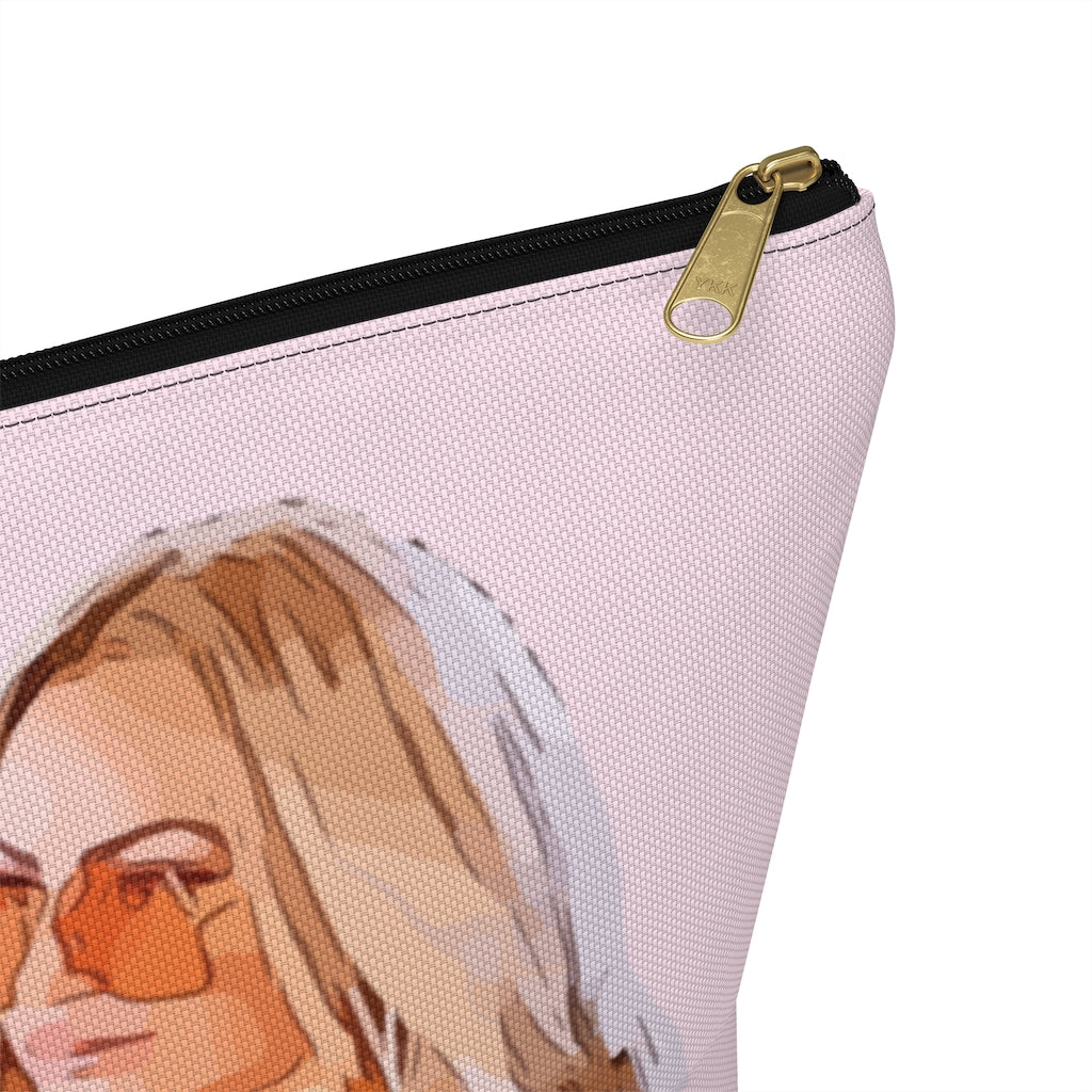 Darcey Be Strong Large Makeup Bag w T-bottom