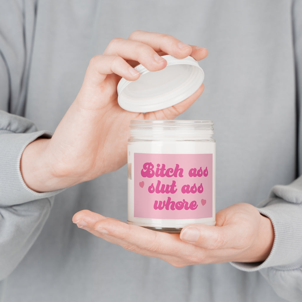 Bitch Ass Slut Ass Aromatherapy Candles, 9oz