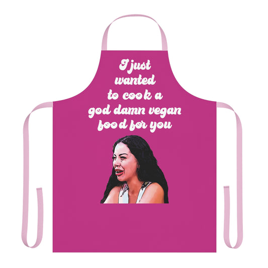 Jasmine God Damn Vegan Food Apron