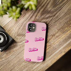 Barbie Pattern Slim iPhone Cases