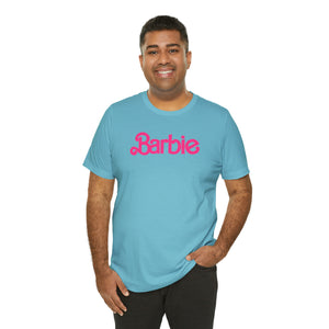 Barbie Pink Logo Unisex Jersey Short Sleeve Tee