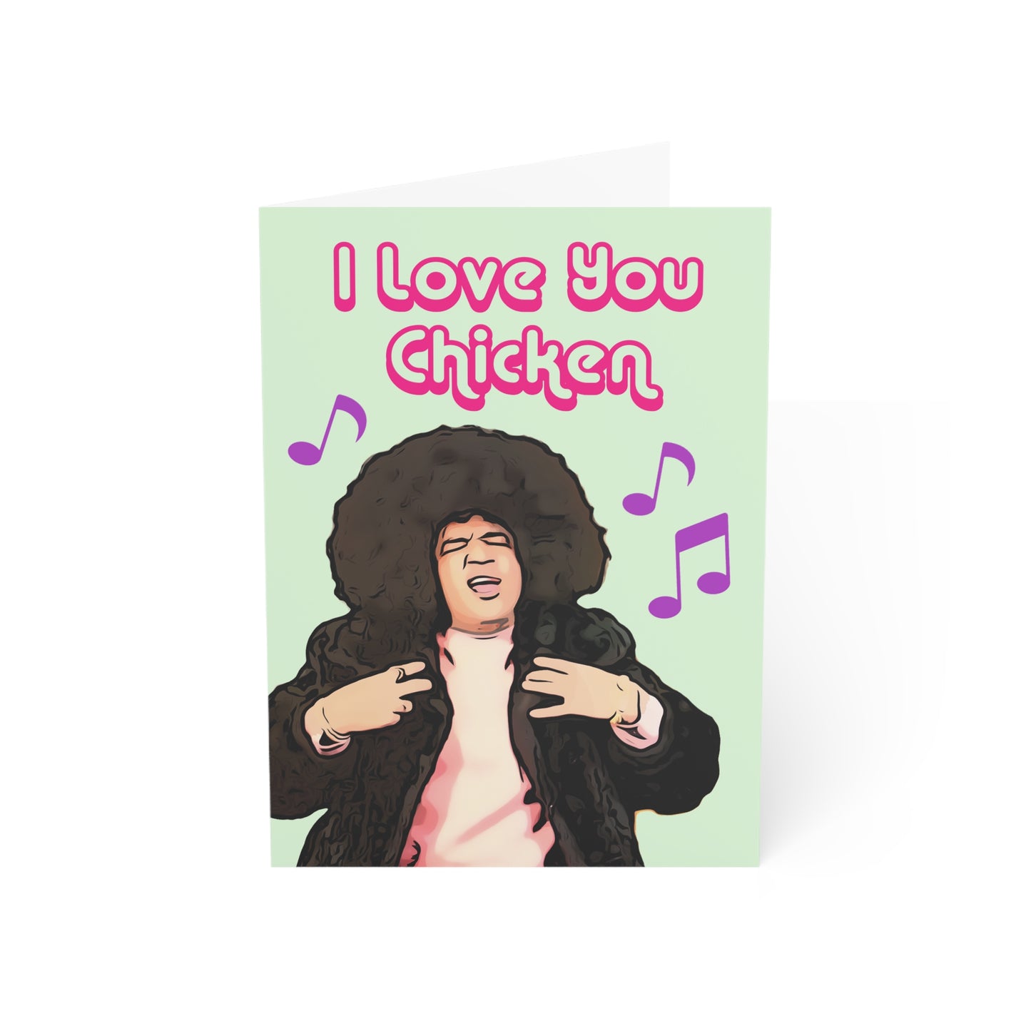 Chicken 90 Day Fiance UK Greeting Card