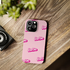 Barbie Pattern Slim iPhone Cases