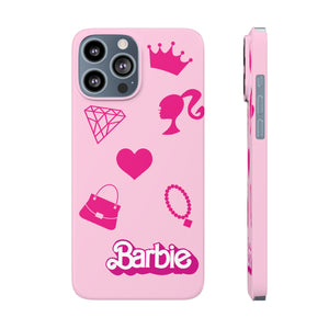 Barbie Pink Things Slim iPhone Cases