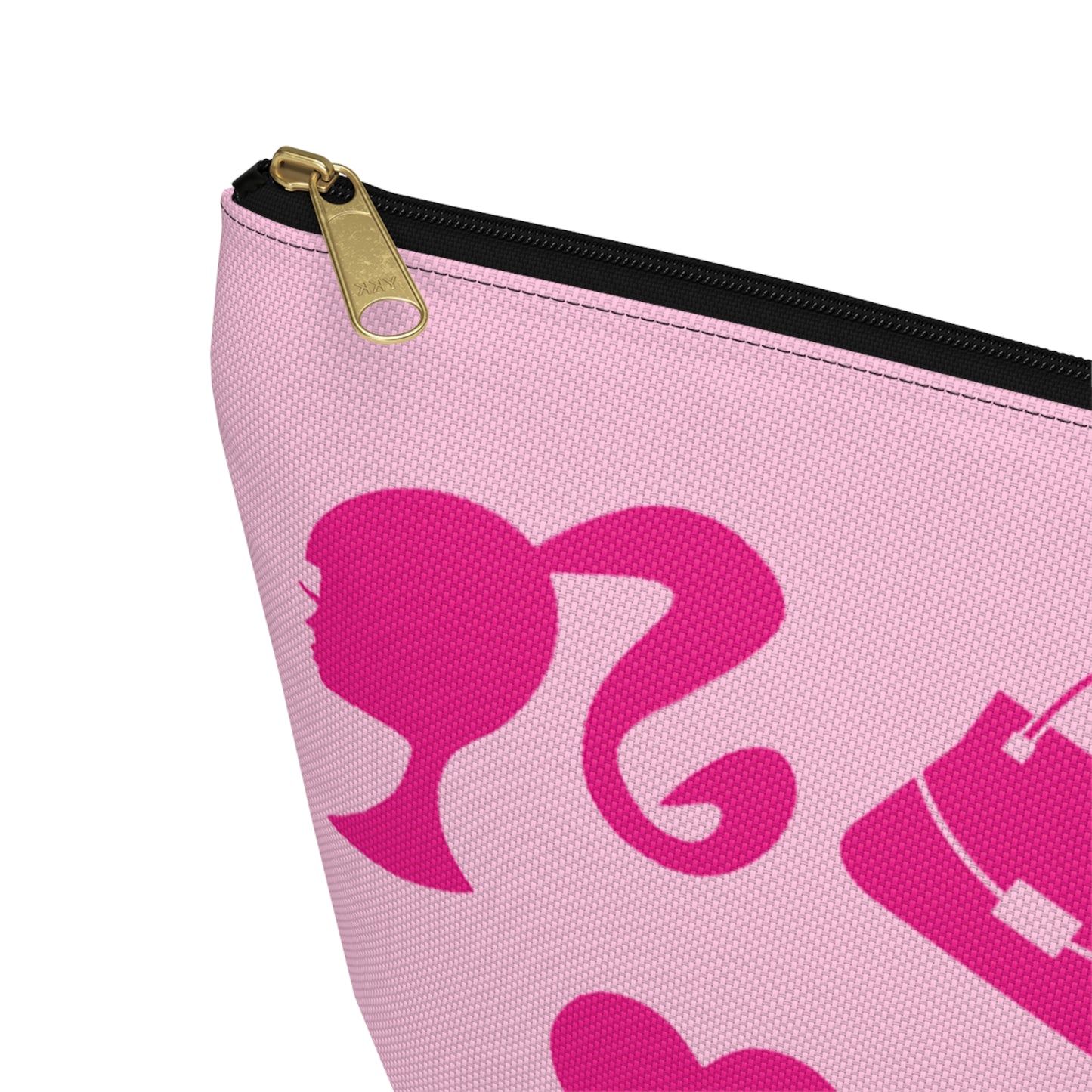 Barbie Pink Things Double Sided Makeup Bag w T-bottom