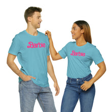 Load image into Gallery viewer, Barbie Pink Logo Unisex Jersey Short Sleeve Tee