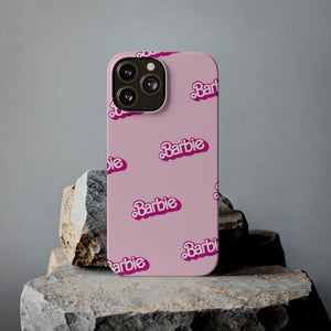 Barbie Pattern Slim iPhone Cases