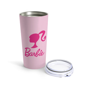 Barbie Head Pink Coffee Tumbler 20oz