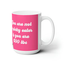Load image into Gallery viewer, Dr. Now Picky Eater Ceramic Mug 15oz