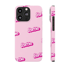 Load image into Gallery viewer, Barbie Pattern Pink Slim Phone Cases