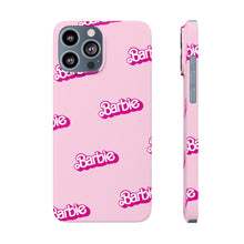 Load image into Gallery viewer, Barbie Pattern Pink Slim Phone Cases