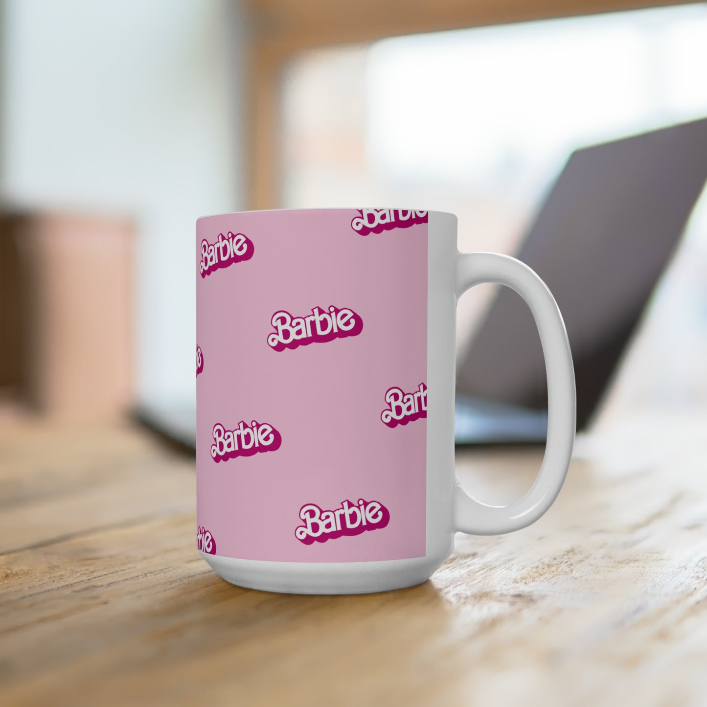 Barbie Mini Logo Ceramic Mug 15oz